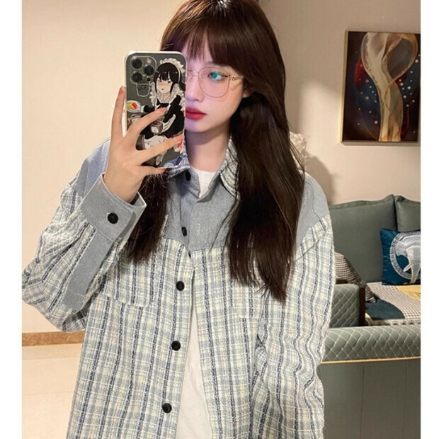 Hot selling long-sleeved tops and jackets [blue] sizes [S to XL] [please contact customer service to confirm the delivery size after placing the order]