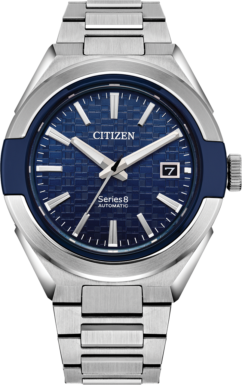 萬年鐘錶 - Citizen 星辰錶 series 8系列  870款 抗磁經典不鏽鋼款機械男錶  NA1037-53L  錶徑40.8MM