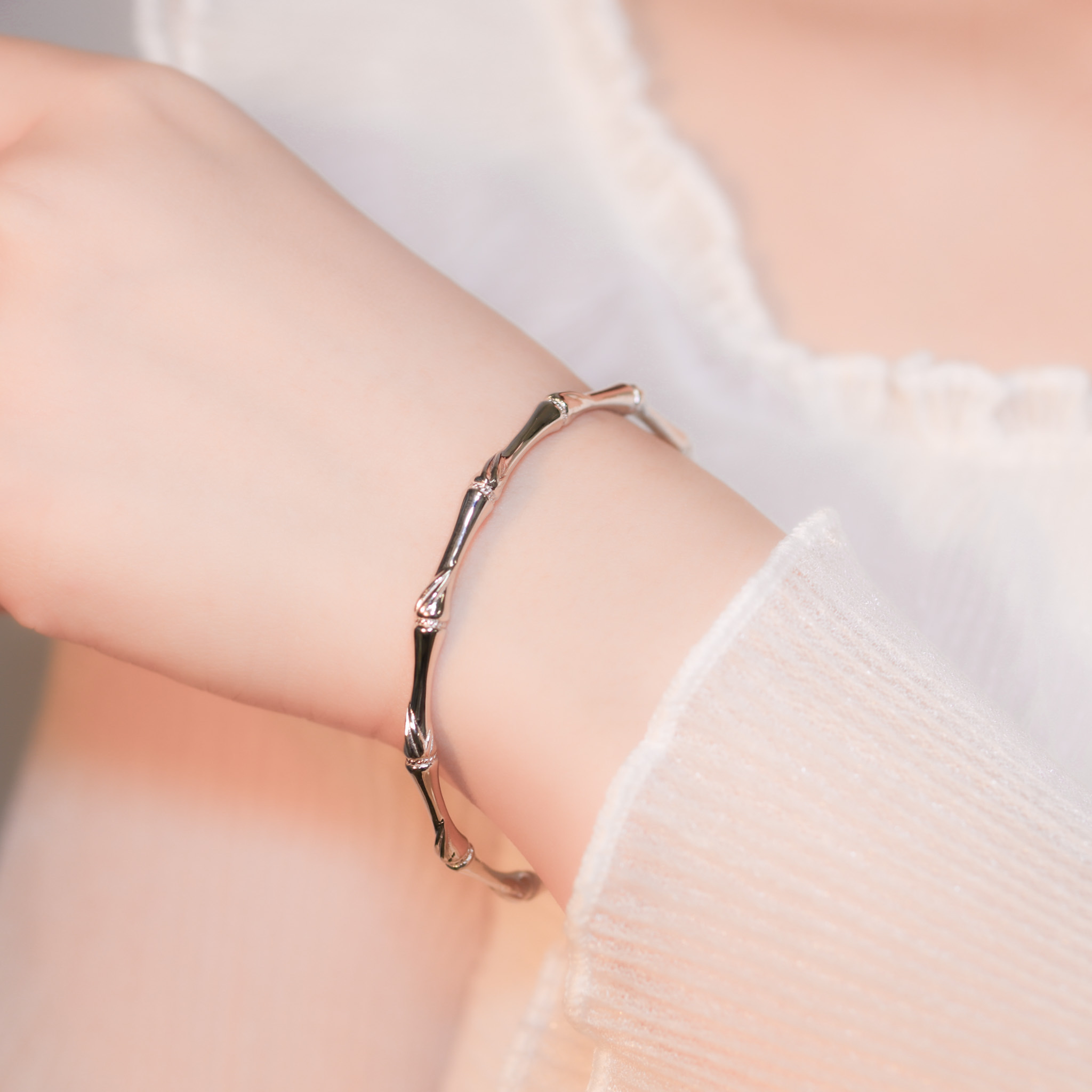 | 925 Silver・Platinum・Rose Gold | Wish Come True Bracelet（Silver/Rose Gold） | BR1086 |