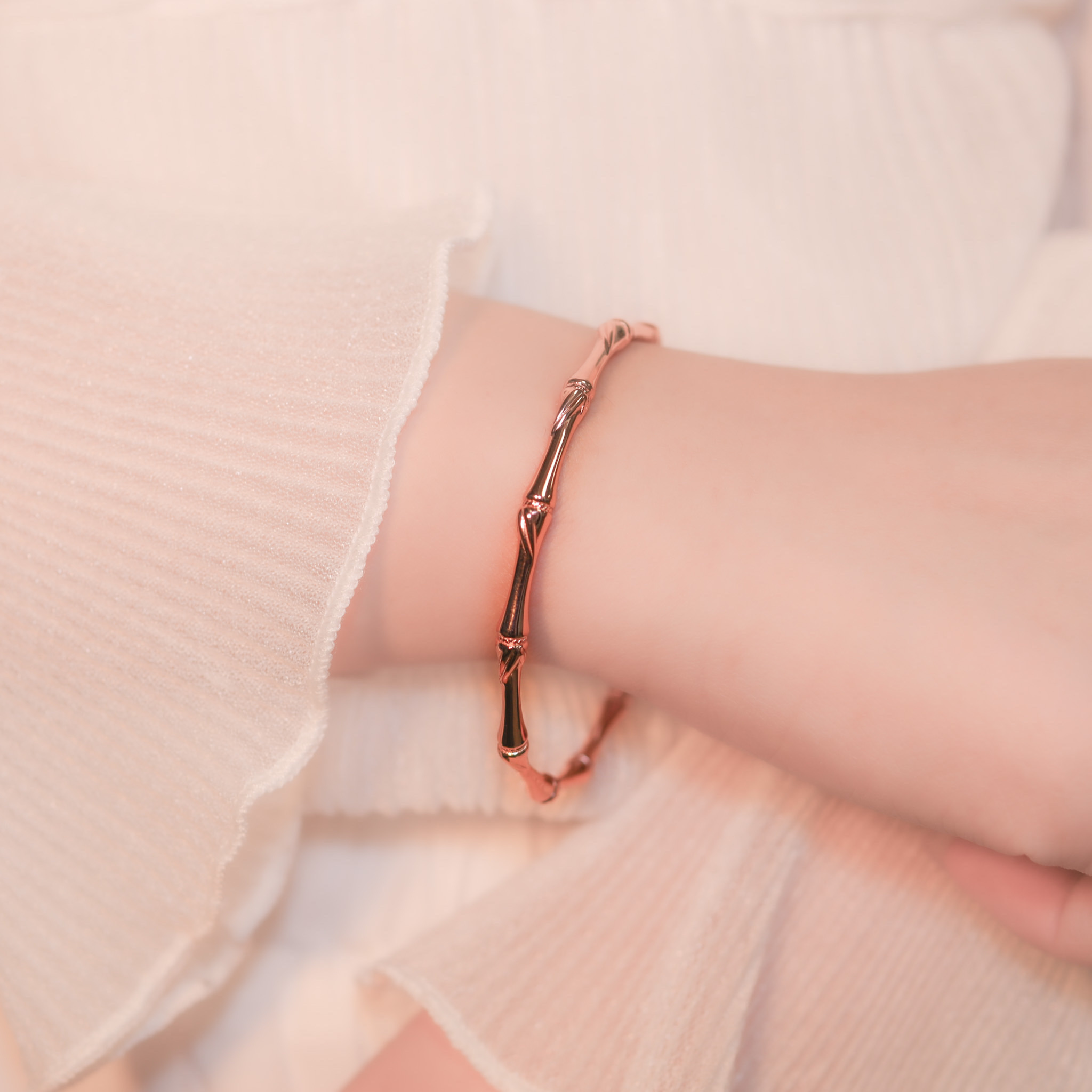 | 925 Silver・Platinum・Rose Gold | Wish Come True Bracelet（Silver/Rose Gold） | BR1086 |