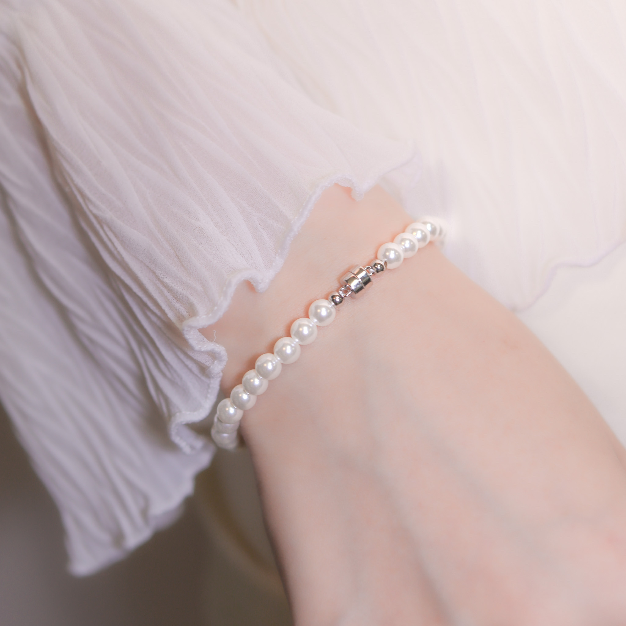 | 925 Silver・ Pearl | Pure Wish Bracelet  | BR1084 |