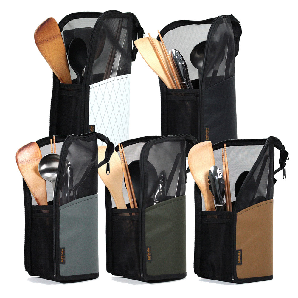 Sotolabo 戶外廚具直立式瀝水收納袋 大