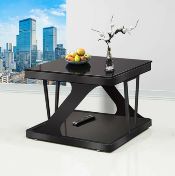Hot selling iron business combination living room [square table]