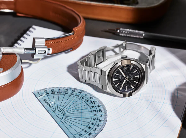 萬年鐘錶 - Citizen 星辰錶 series 8系列  870款 抗磁經典不鏽鋼款機械男錶  NA1036-56E  錶徑40.8MM