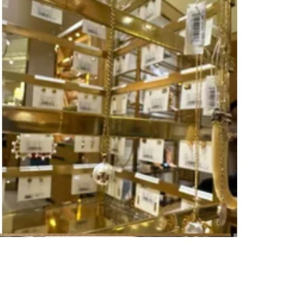 [S] TORY BURCH PEARL CHAIN NECKLACE,GOLD, 192485333947 (STB537)