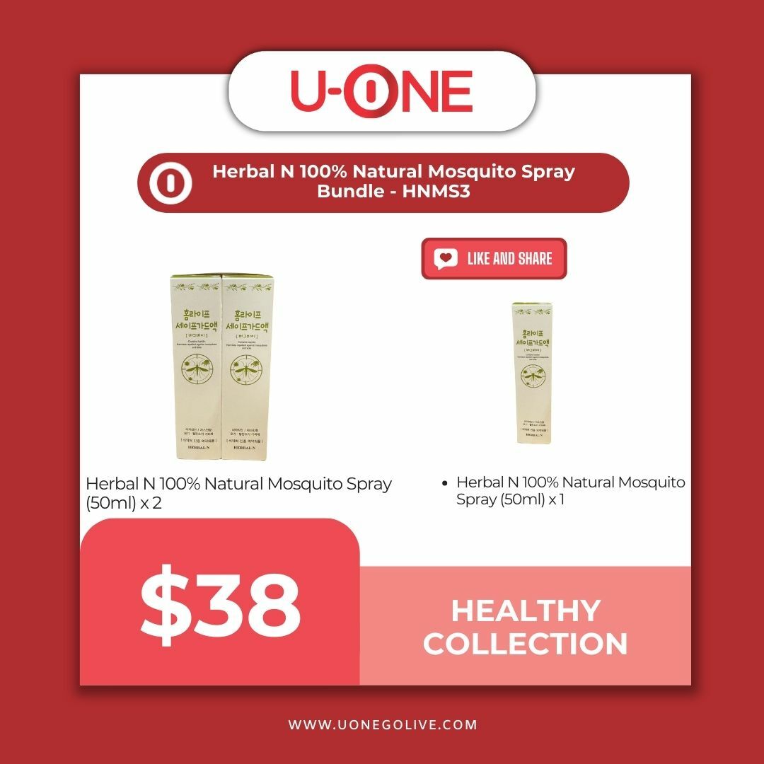 Herbal N 100% Natural Mosquito Spray Bundle - HNMS3