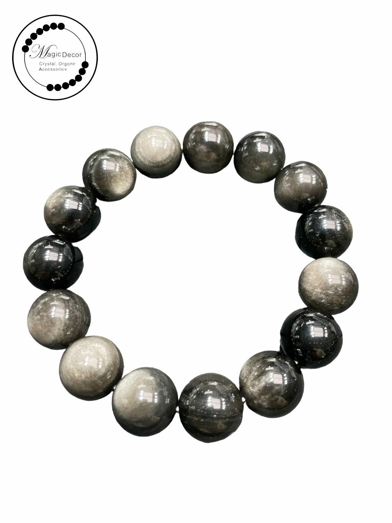 251004 - C48 14mm+銀曜石手串