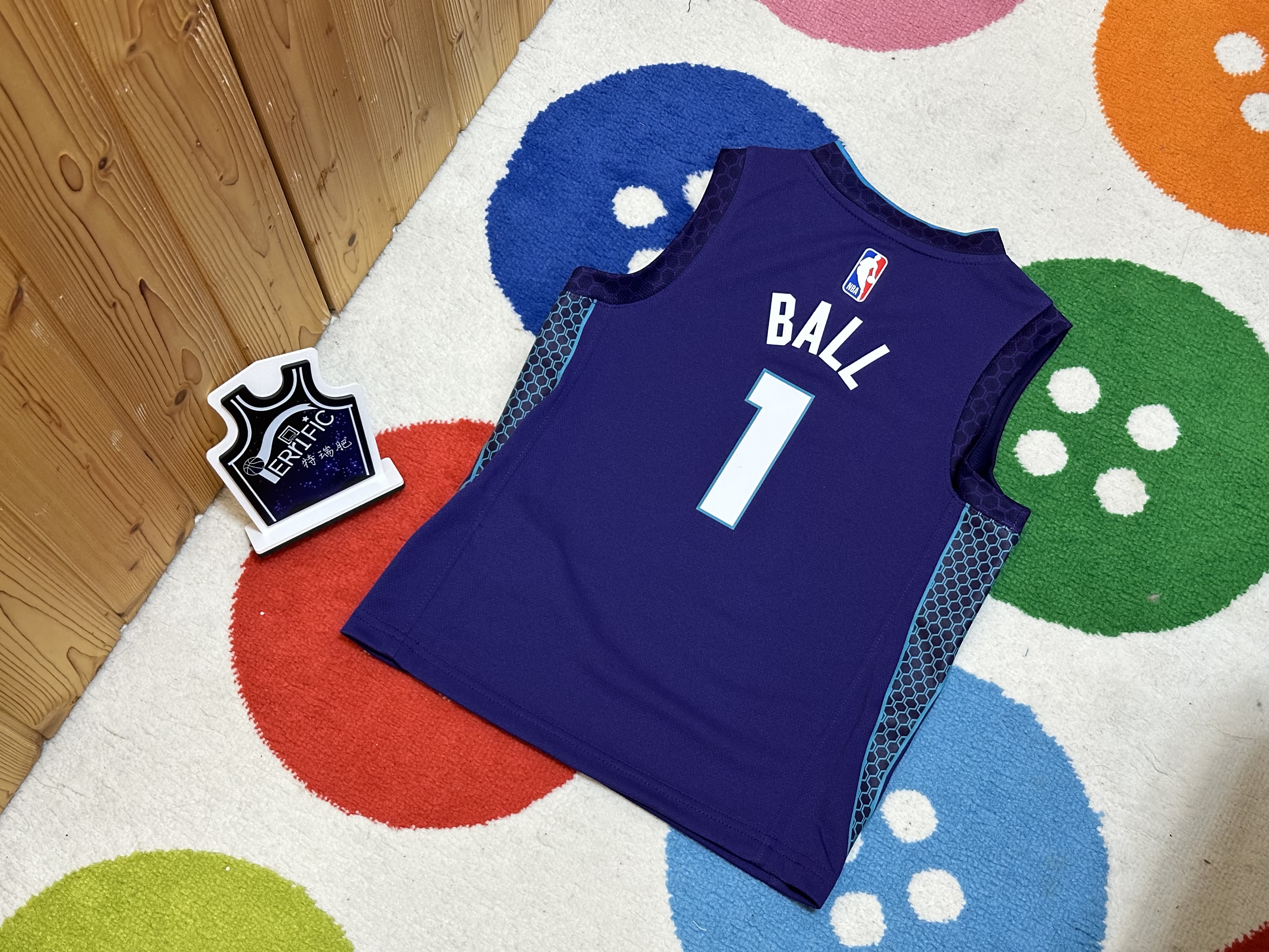 NBA球衣 Lamelo Ball 夏洛特黃蜂紫 童裝 Jordan Replica 全新 小童 幼童 非青年版