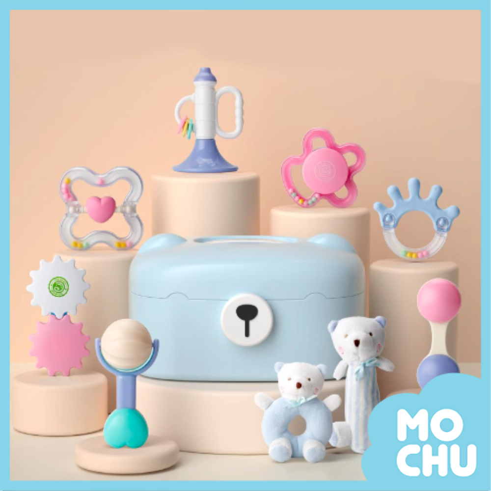 手搖鈴小熊手提盒(四款）