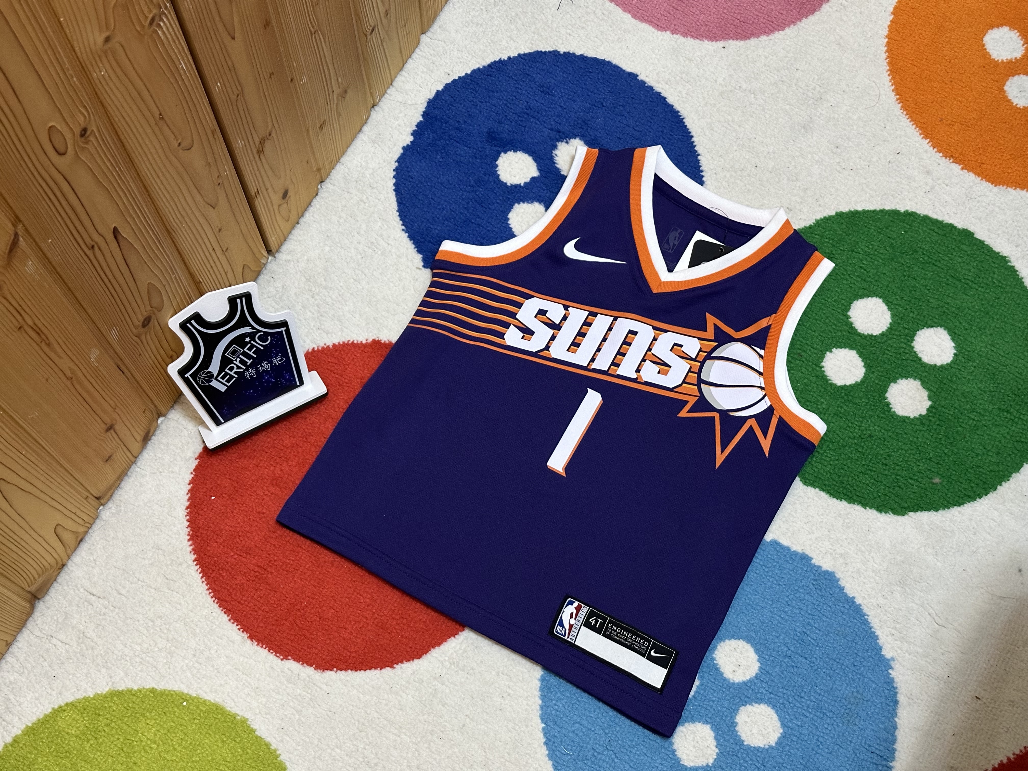 NBA球衣 Devin Booker 鳳凰城太陽紫 童裝 Nike Replica 全新 小童 幼童 非青年版