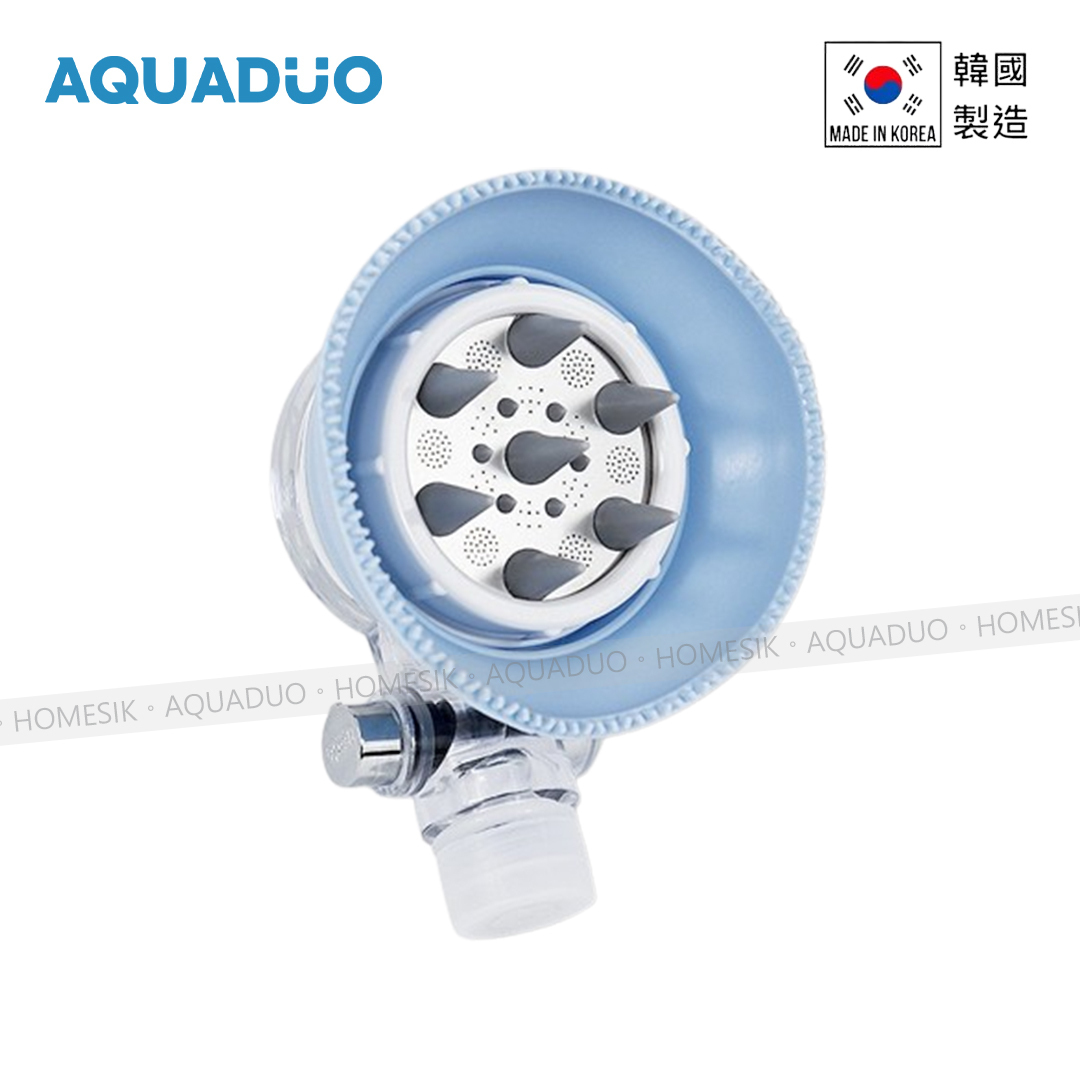 寵物專用除氯按摩過濾花灑頭連維他命濾芯1件 - 天空藍 SF-5000-SKY