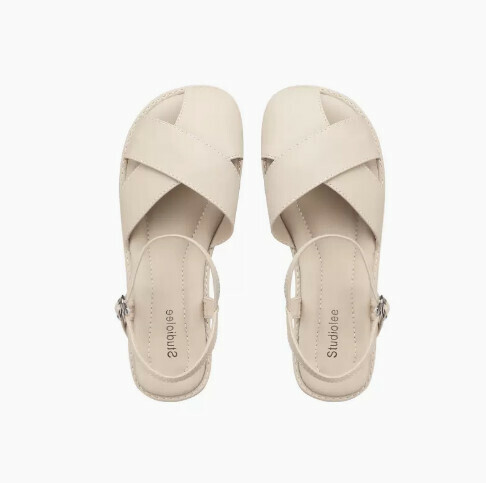 Summer Baotou Sandals [Color Beige] [Size 35-40] (Contact customer service to confirm the shipping size after placing an order)