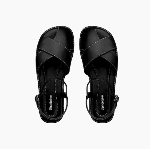 Summer Baotou Sandals [Color Black] [Size 35-40] (Contact customer service to confirm the shipping size after placing an order)