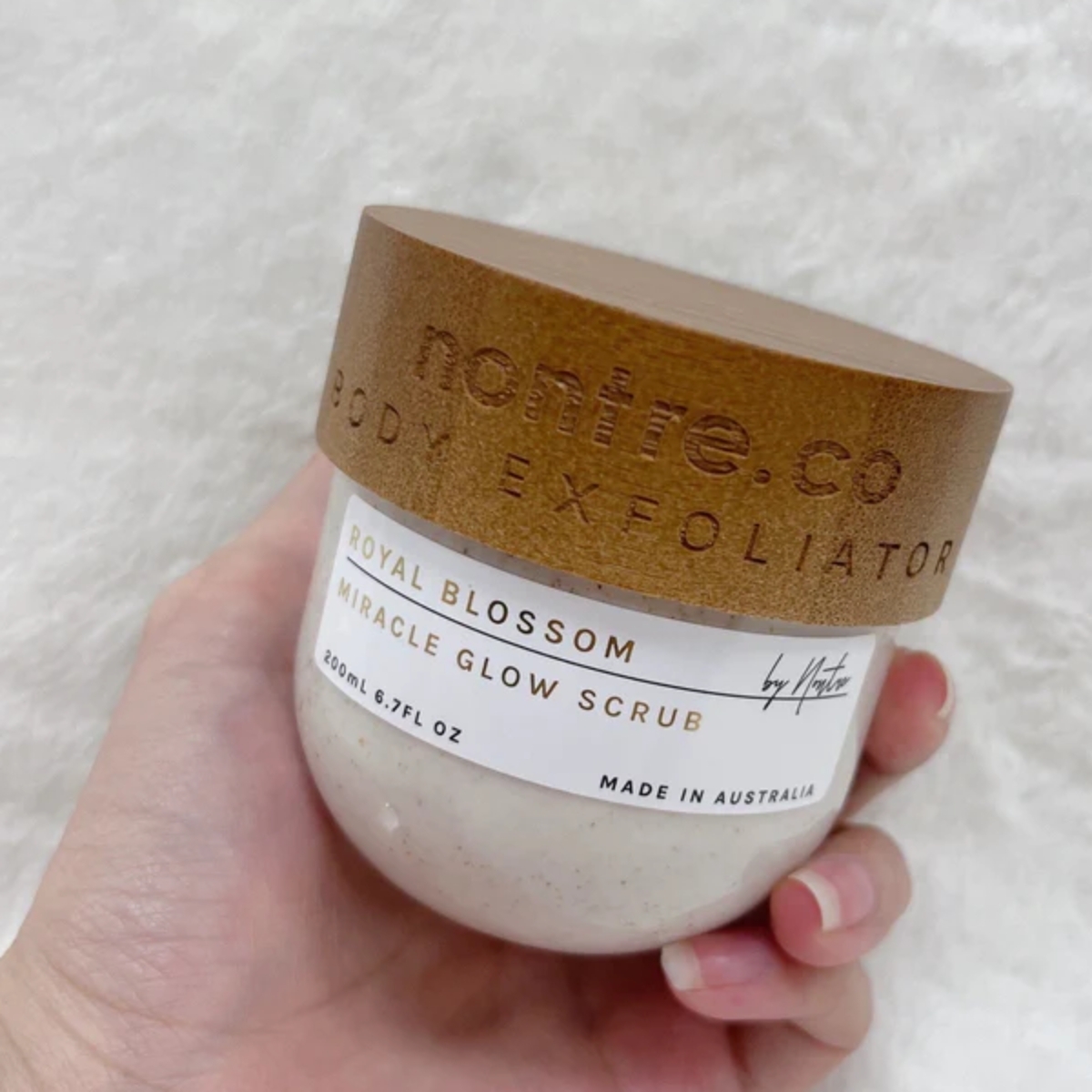 奇蹟光芒身體磨砂膏，皇家花香，200 毫升 Nontre Body Scrub, Royal Blossom