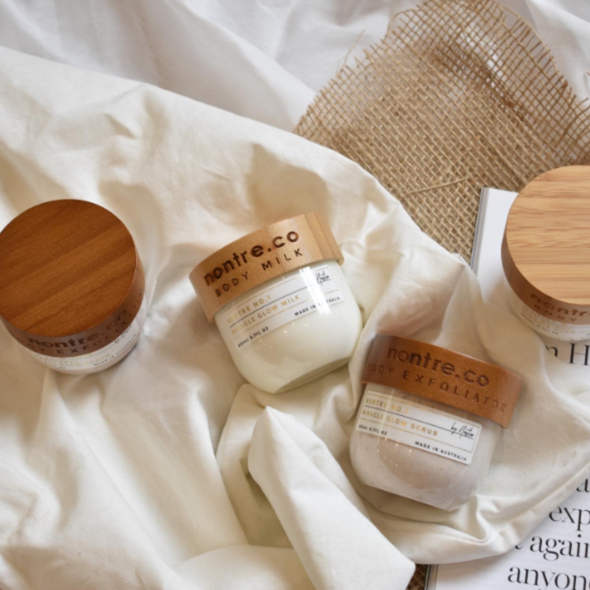 奇蹟光芒身體磨砂膏，皇家花香，200 毫升 Nontre Body Scrub, Royal Blossom