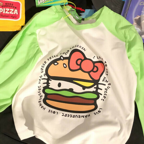 Hot Selling Raglan Sleeve Color Block Long Sleeve T-Shirt [Green] [S-L Size] (Please contact customer service to confirm the delivery size after placing the order)
