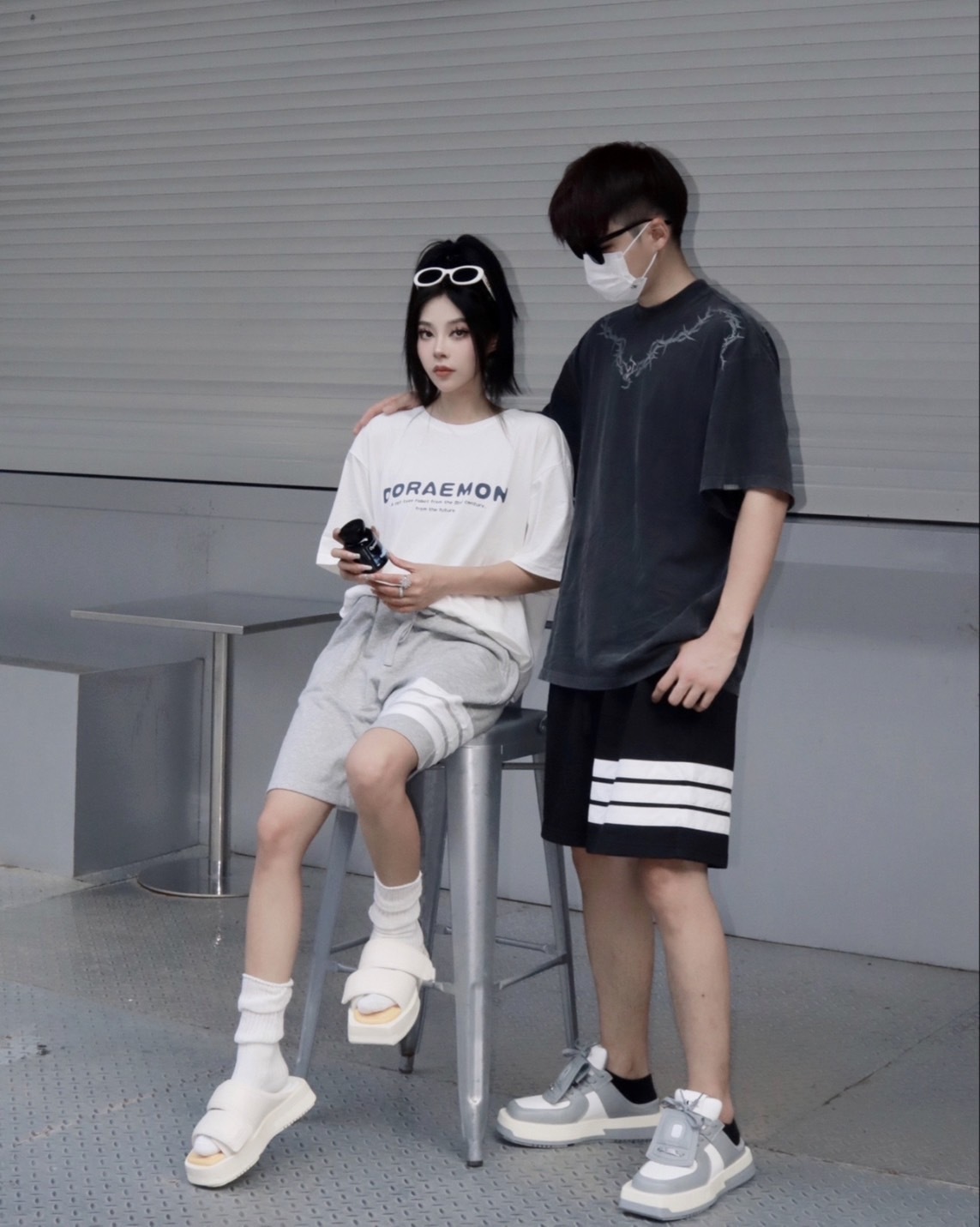 SSUR x ICONSLAB 翻玩 TB 棉短褲