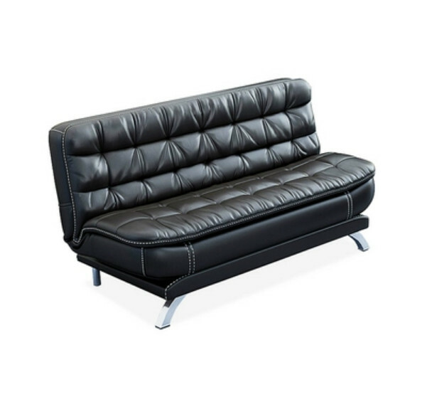 Hot-recommended iron business combination, living room sofa, waiting row chairs, reception desk row chairs, elegant style [seating for 2 people] black PU leather 143x88x90cm