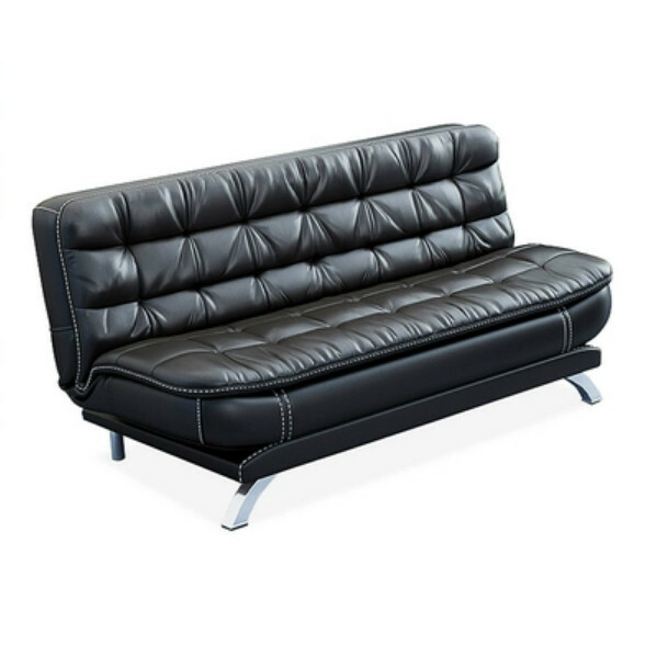 Hot-recommended iron business combination, living room sofa, waiting row chairs, reception desk row chairs, elegant style [3 people seated] black PU leather 188x88x90cm