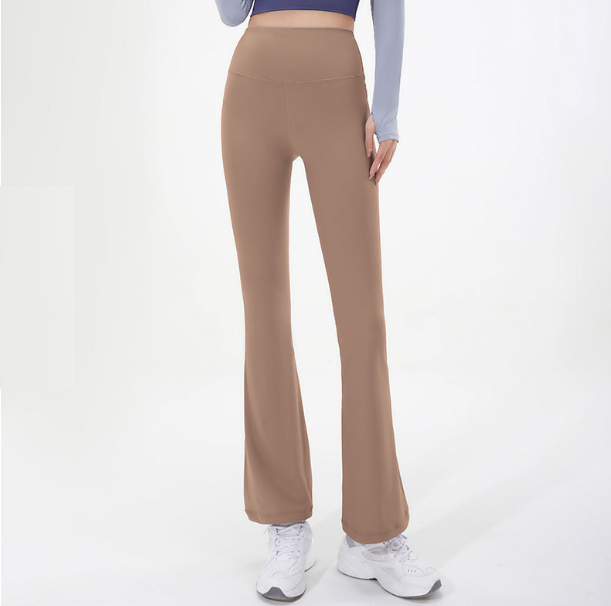 Running Breathable Sweatpants (Flared Pants [Cocoa Color]) S-XXL After placing an order, contact customer service to confirm the shipping size
