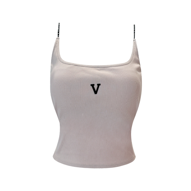 Hot selling camisole with breast pads (Apricot, one size fits all)