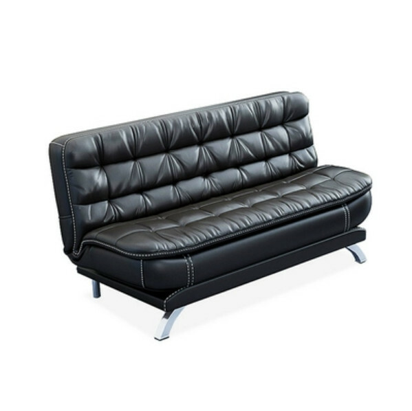 Hot-recommended iron business combination, living room sofa, waiting row chairs, reception desk row chairs, elegant style [seating for 2 people] black PU (genuine cowhide) 143x88x90cm