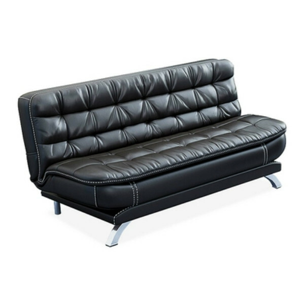Hot-recommended iron business combination, living room sofa, waiting row chairs, reception desk row chairs, elegant style [seating for 3 people] black PU (genuine cowhide) 188x88x90cm