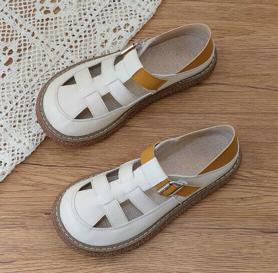 Casual toe sandals [color beige] [size 35-40] (contact customer service to confirm the shipping size after placing an order)