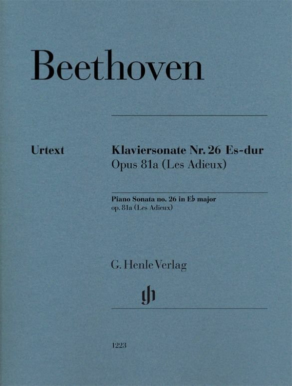 《Beethoven: Piano Sonata no. 26 E flat major op. 81a (Les Adieux)》