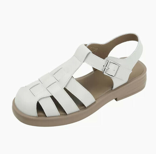 Versatile Baotou Sandals [Color Beige] [Size 35-40] (Contact customer service to confirm the shipping size after placing an order)