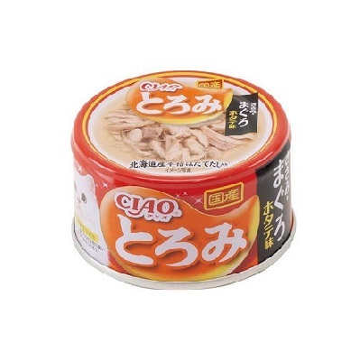 CIAO 貓罐頭 雞肉 + 吞拿魚+扇貝 80g A-41【原箱24 罐】