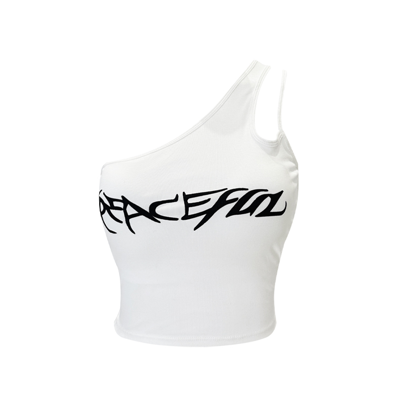 Hot selling slanted shoulder strap (white, one size fits all)
