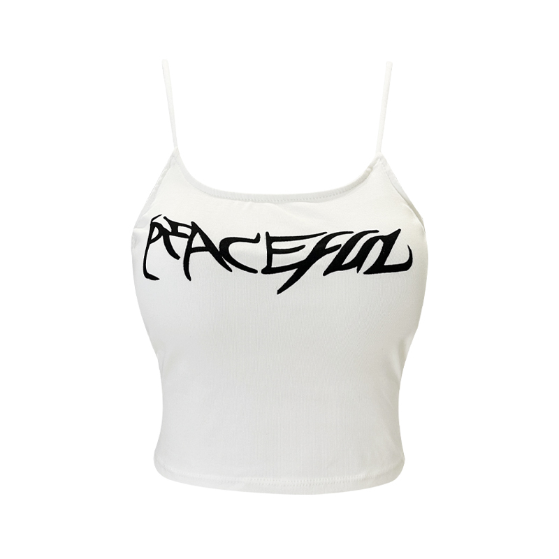 Hot selling camisole with chest pad (white, one size fits all)