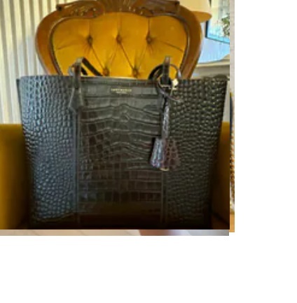 [S] TORY BURCH PERRY EMBOSSED TRIPLE-COMPARTMENT TOTE,DARK BLACK, 142859-903 (STB562)