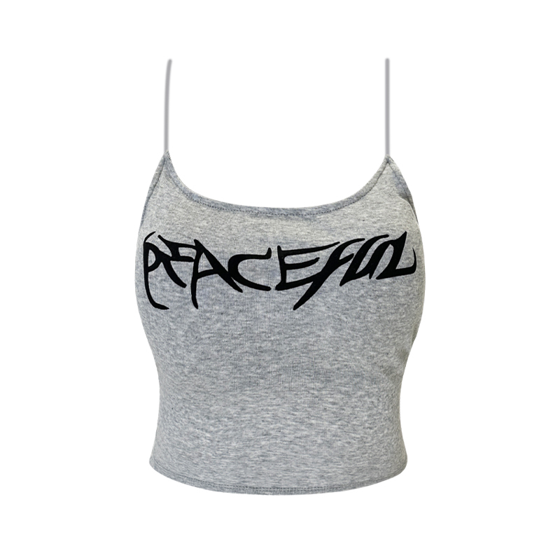 Hot selling camisole with chest pads (grey, one size fits all)