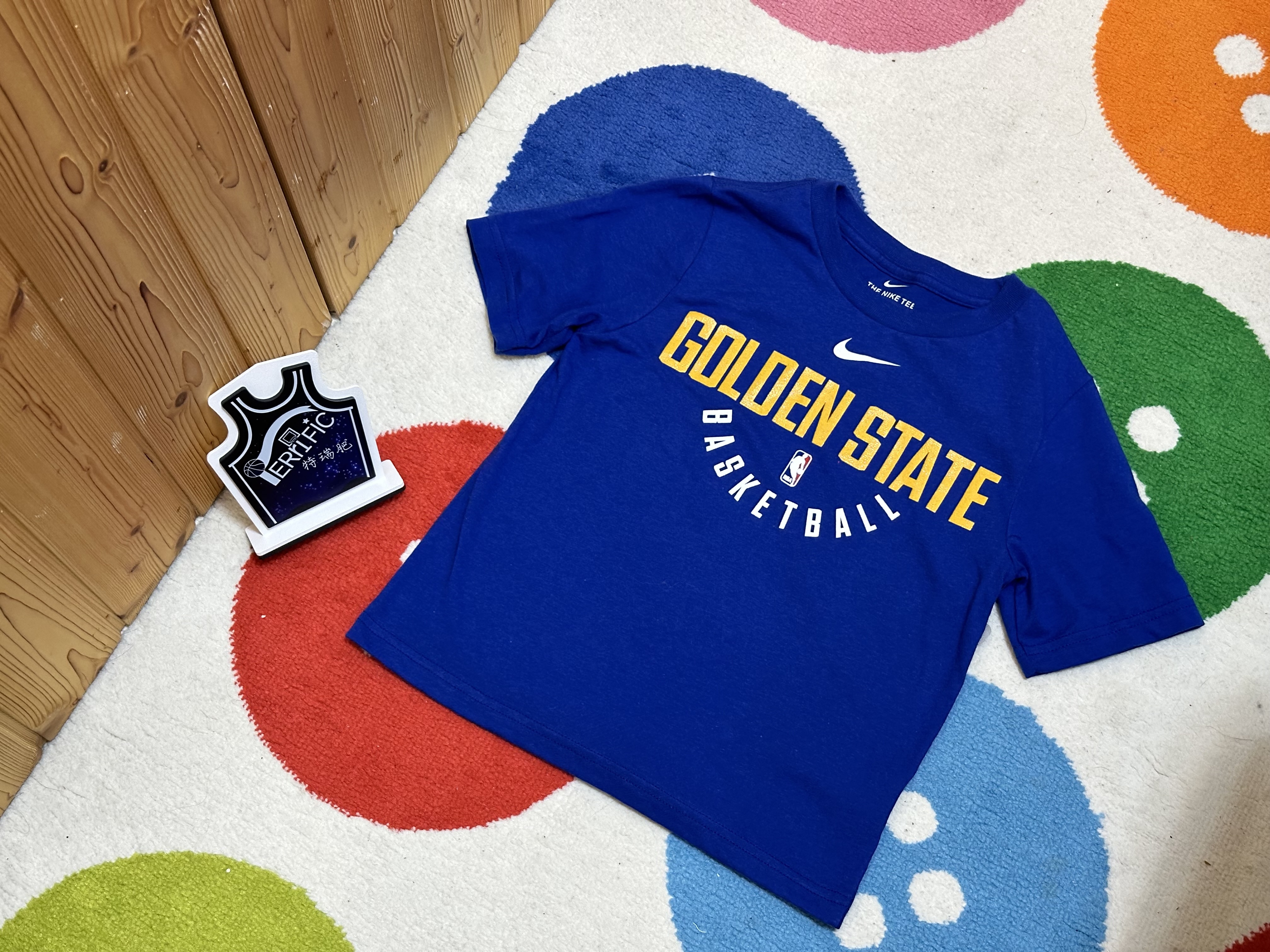 NBA球衣 金州勇士熱身短袖 童裝 Nike Replica 全新 小童 幼童 非青年版