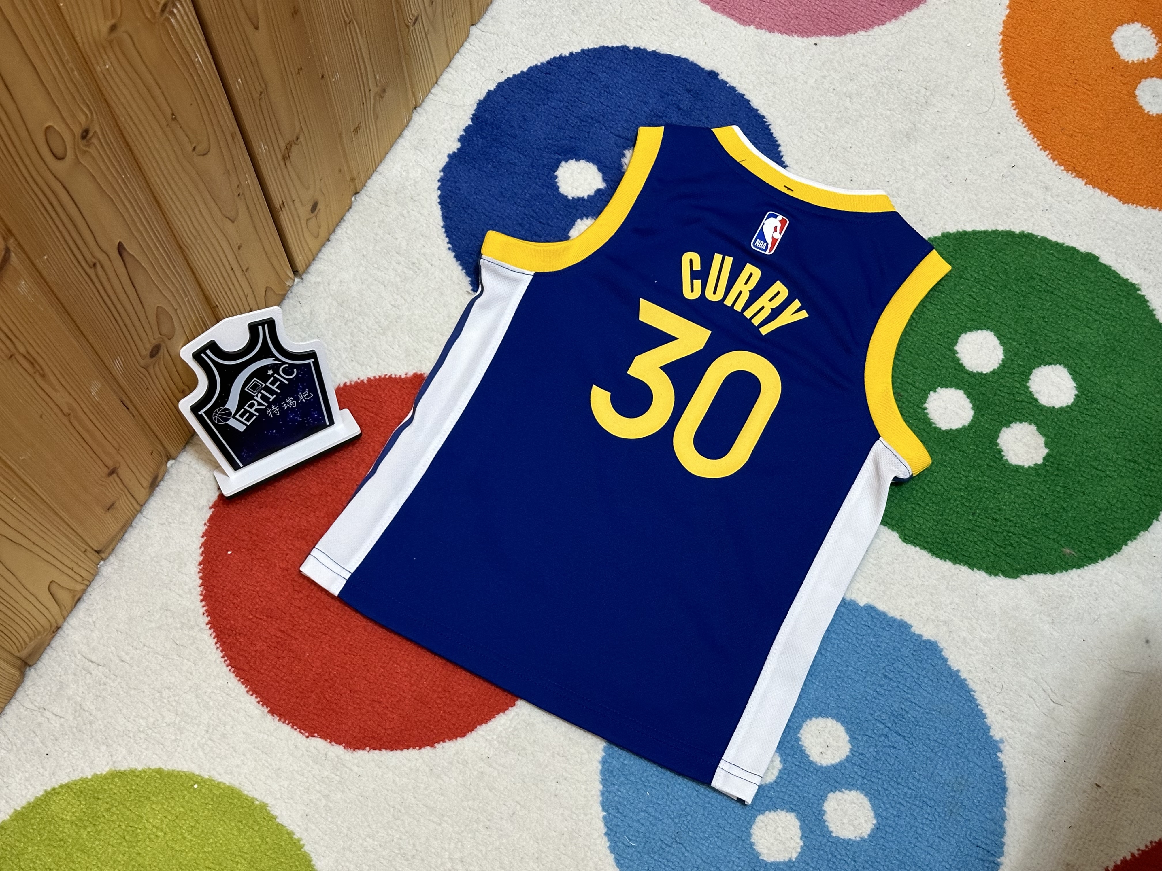 NBA球衣 Stephen Curry 金州勇士藍 童裝 Nike Replica 全新 小童 幼童 非青年版