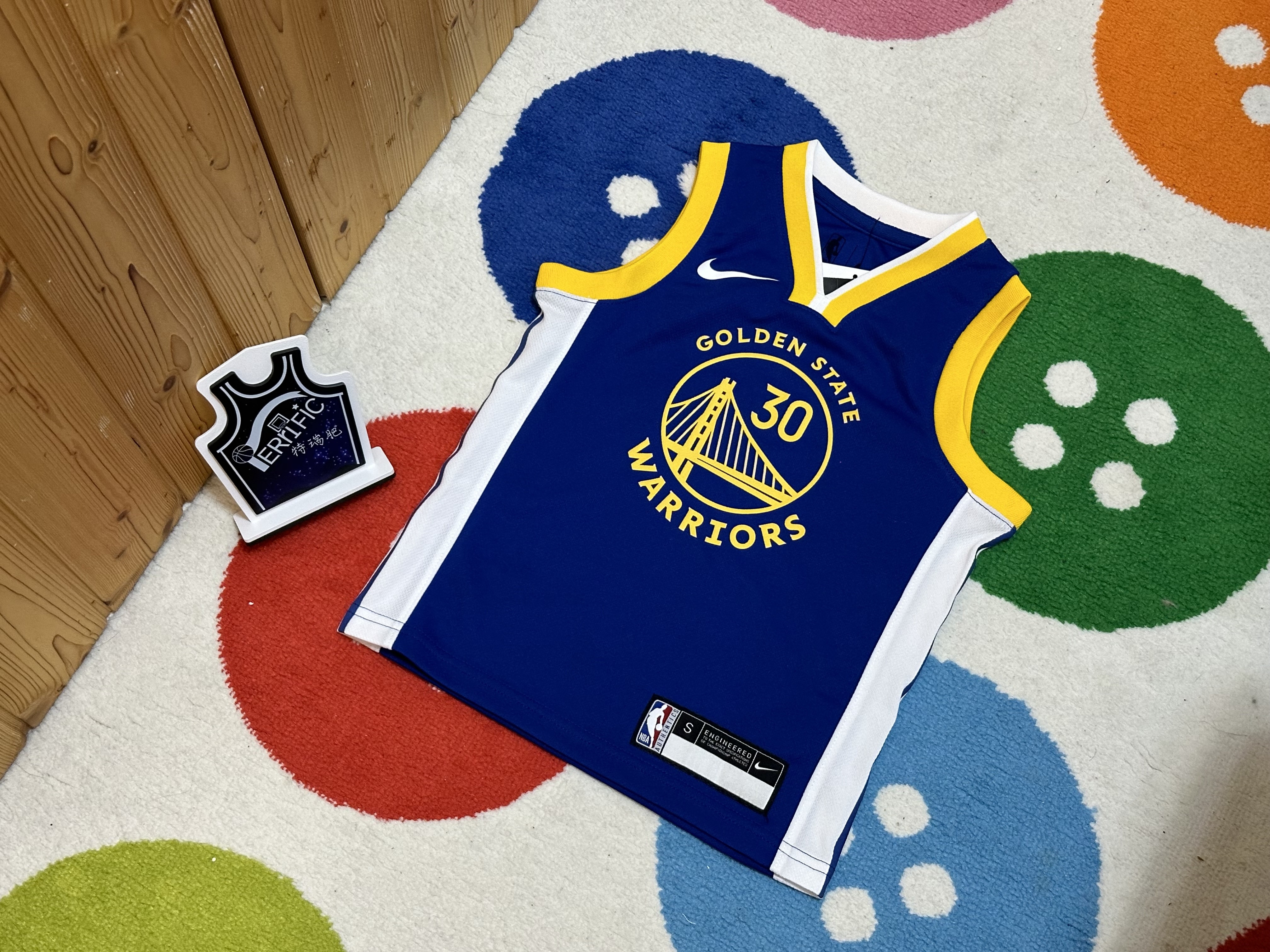 NBA球衣 Stephen Curry 金州勇士藍 童裝 Nike Replica 全新 小童 幼童 非青年版