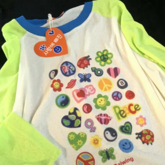 Hot Selling Raglan Sleeve Breathable Sun Protection Cover Up Color Block Long Sleeve T-Shirt [Fluorescent Green] [One Size Fits All]