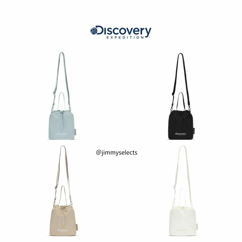 【代購】Discovery 運動休閒標誌印花水桶包 DXTG3133N-IVS