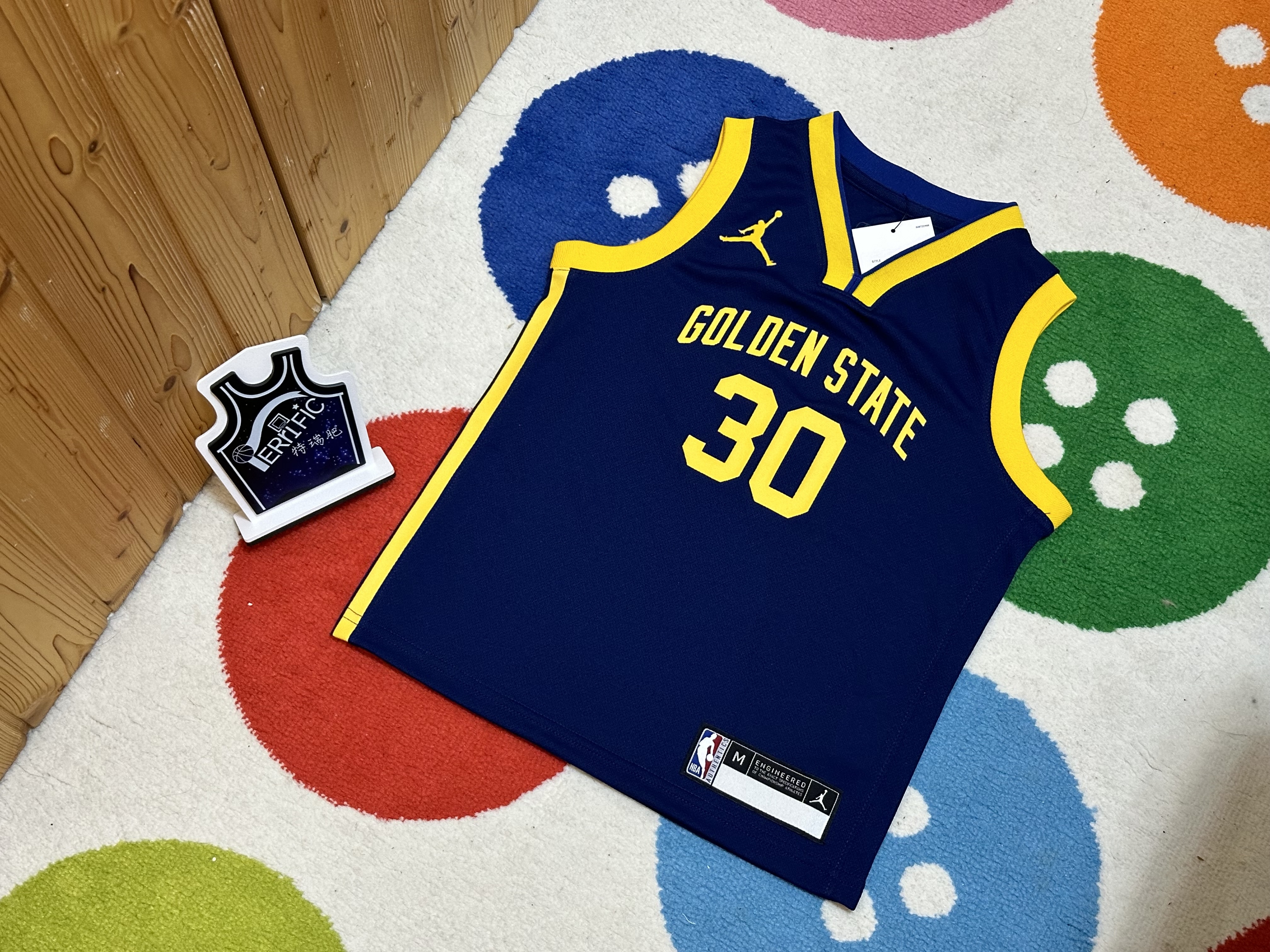 NBA球衣 Stephen Curry 金州勇士深藍 童裝 Jordan Replica 全新 小童 幼童 非青年版