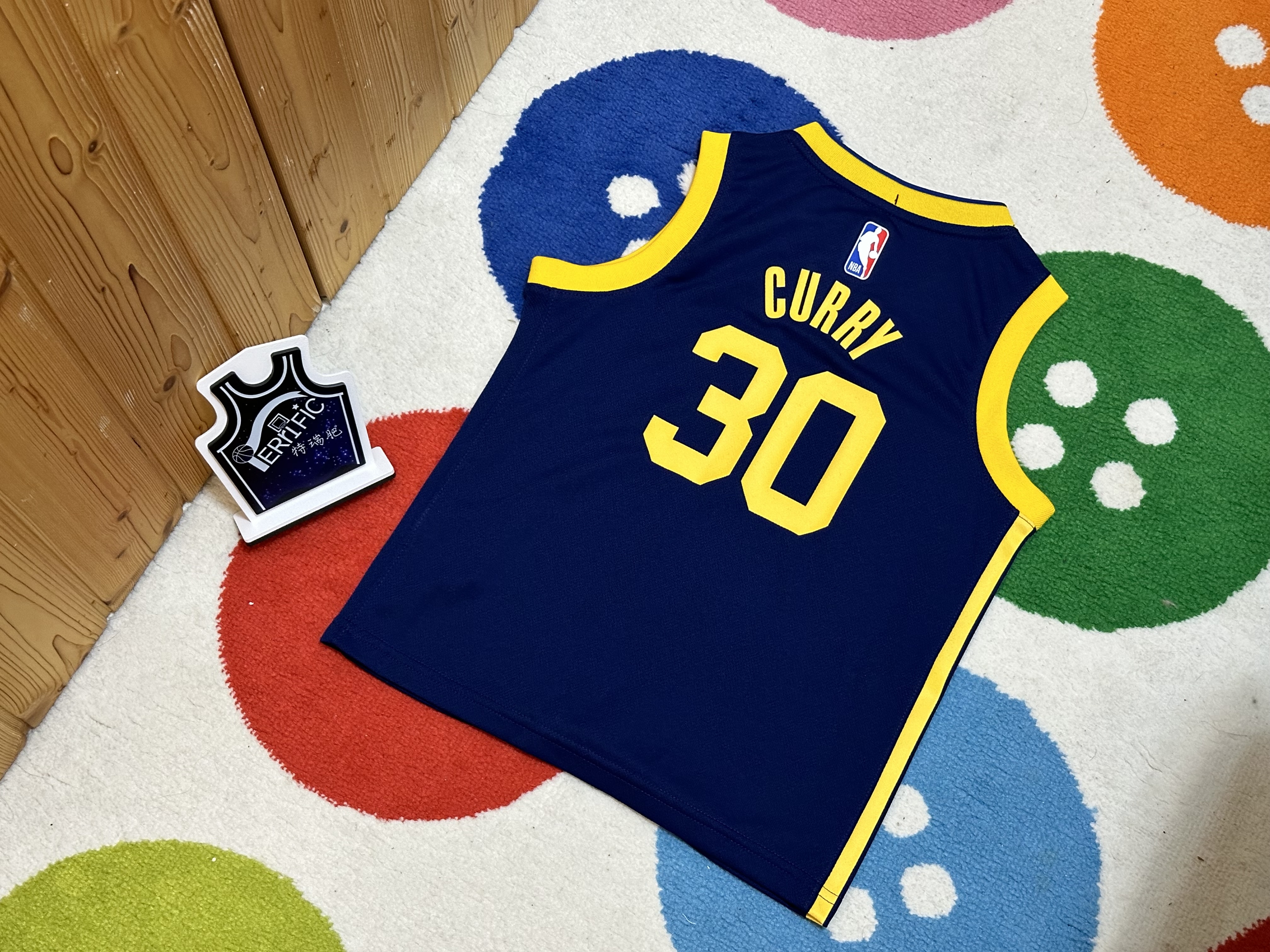 NBA球衣 Stephen Curry 金州勇士深藍 童裝 Jordan Replica 全新 小童 幼童 非青年版
