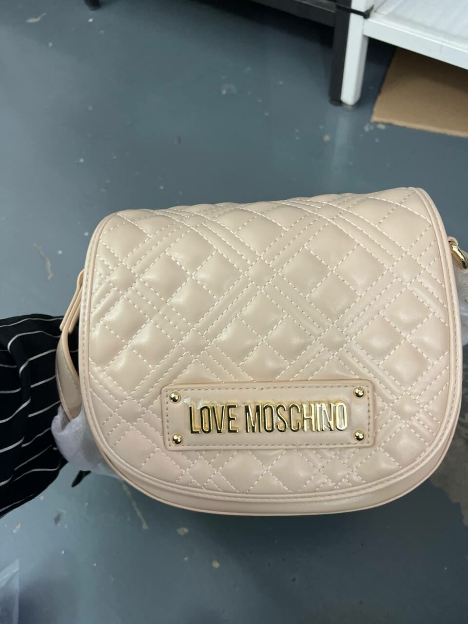 [S] LOVE MOSCHINO JC4006PP1ALA0107 BORSA QUILTED NAPPA PU NATURALE, 8054406717088 (SLM367)