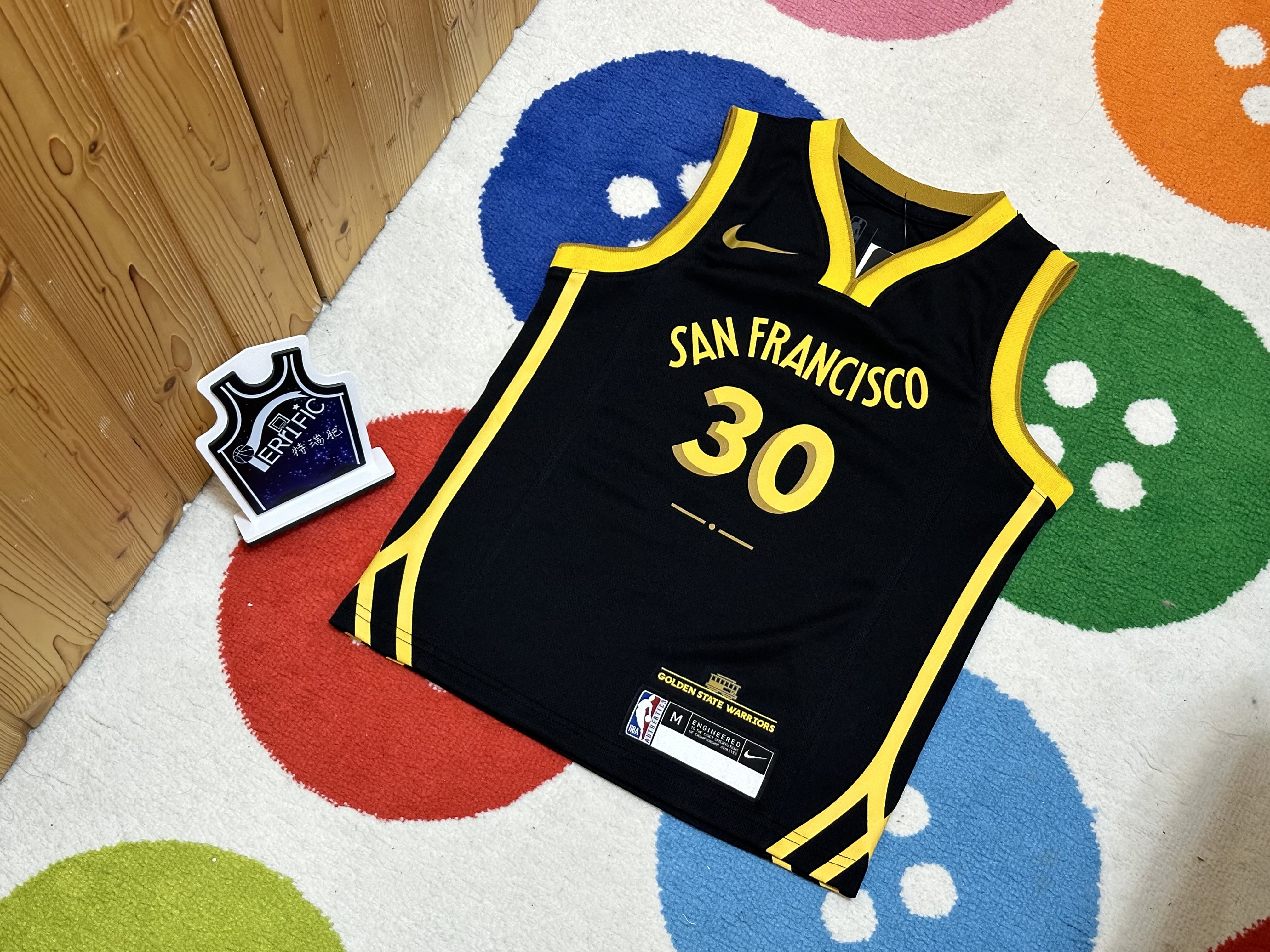 NBA球衣 Stephen Curry 金州勇士城市黑 童裝 Nike Replica 全新 小童 幼童 非青年版