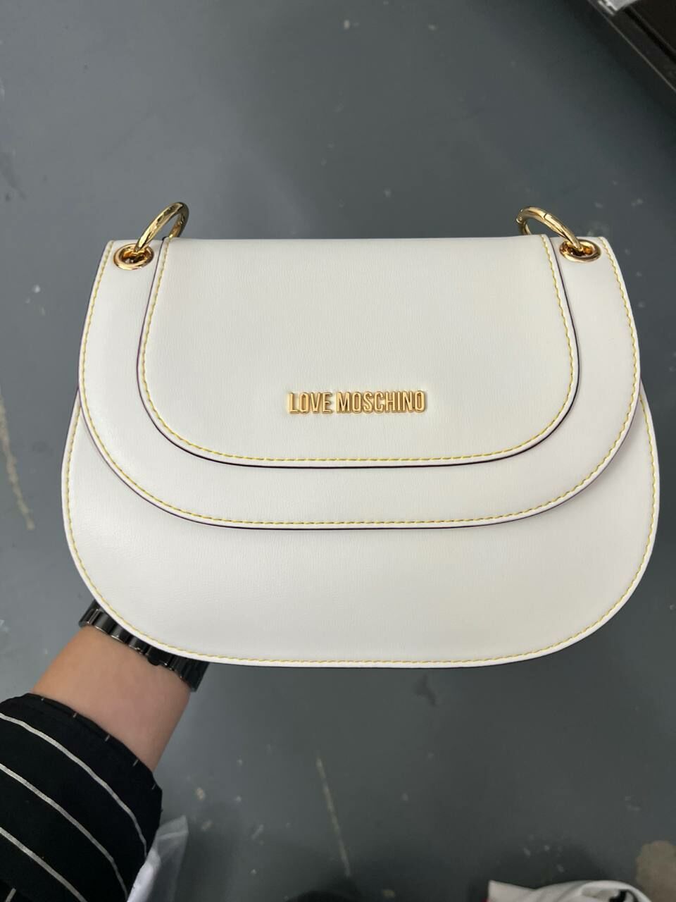 [S] LOVE MOSCHINO JC4112PP1GLR0100 BORSA PU BIANCO,WHITE, 8059965236933 (SLM368)