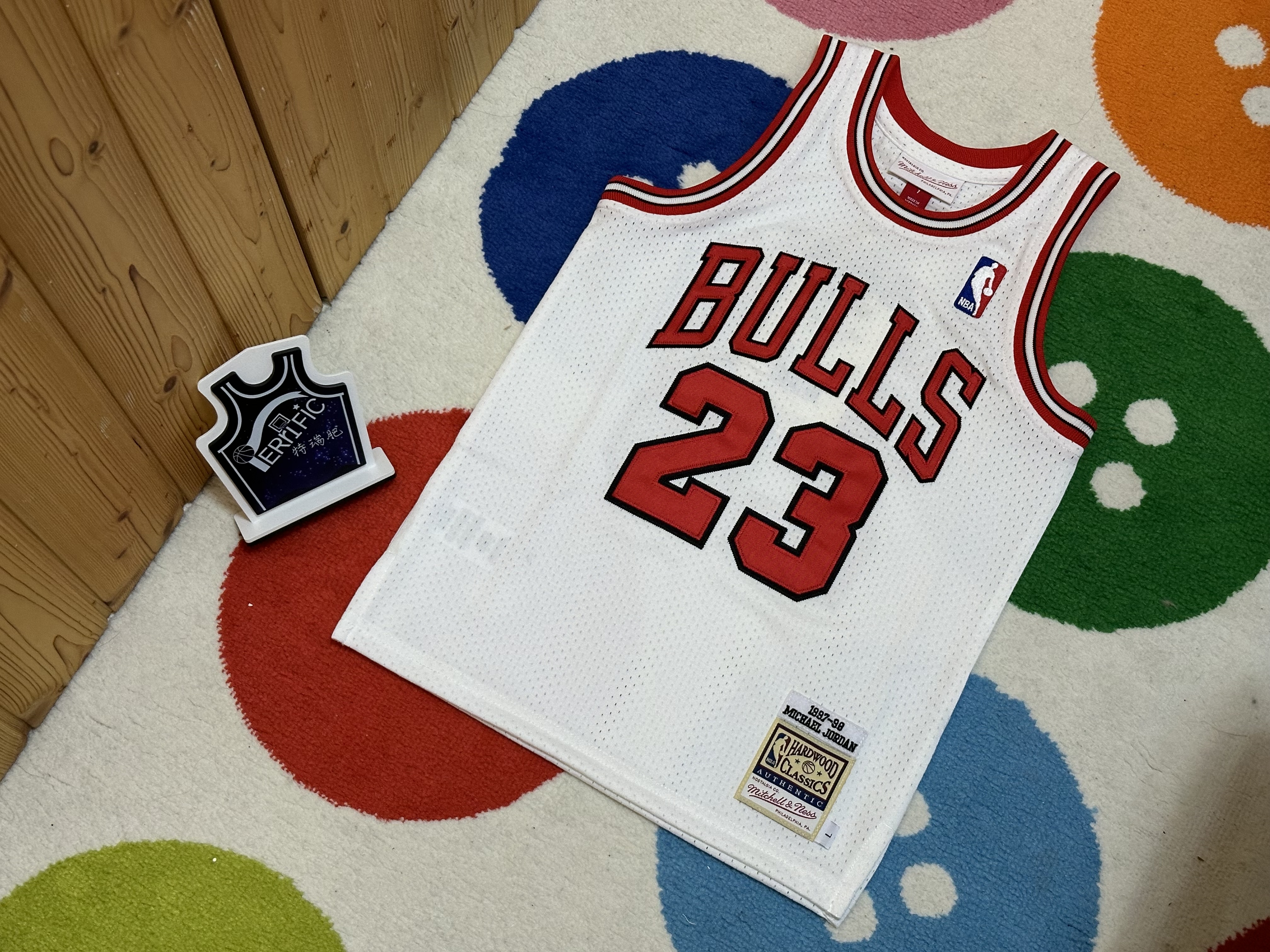 NBA球衣 Michael Jordan 芝加哥公牛白 童裝 M&N Replica 電繡 全新 小童 幼童 非青年版