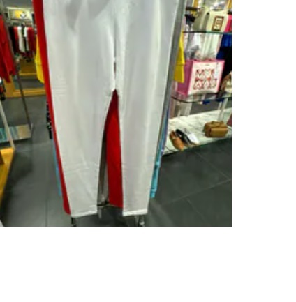 [S] MOSCHINO POLCA DOTS WITH LOGO LETTERING LEGGINGS,WHITE, 212ZUA431590100001 (SM845)