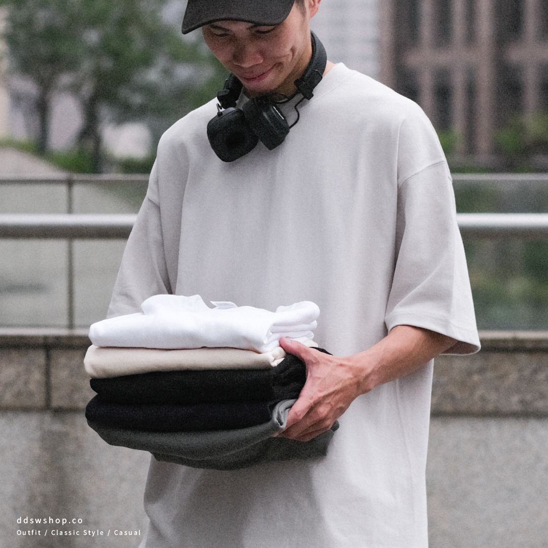 United Athle 9.1oz. 重量級寬版落肩T恤