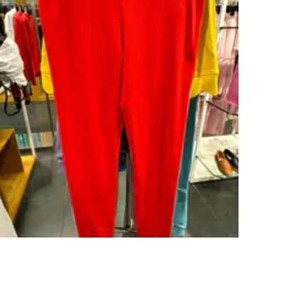 [S] MOSCHINO POLCA DOTS WITH LOGO LETTERING LEGGINGS,RED, 212ZUA431590100113 (SM846)