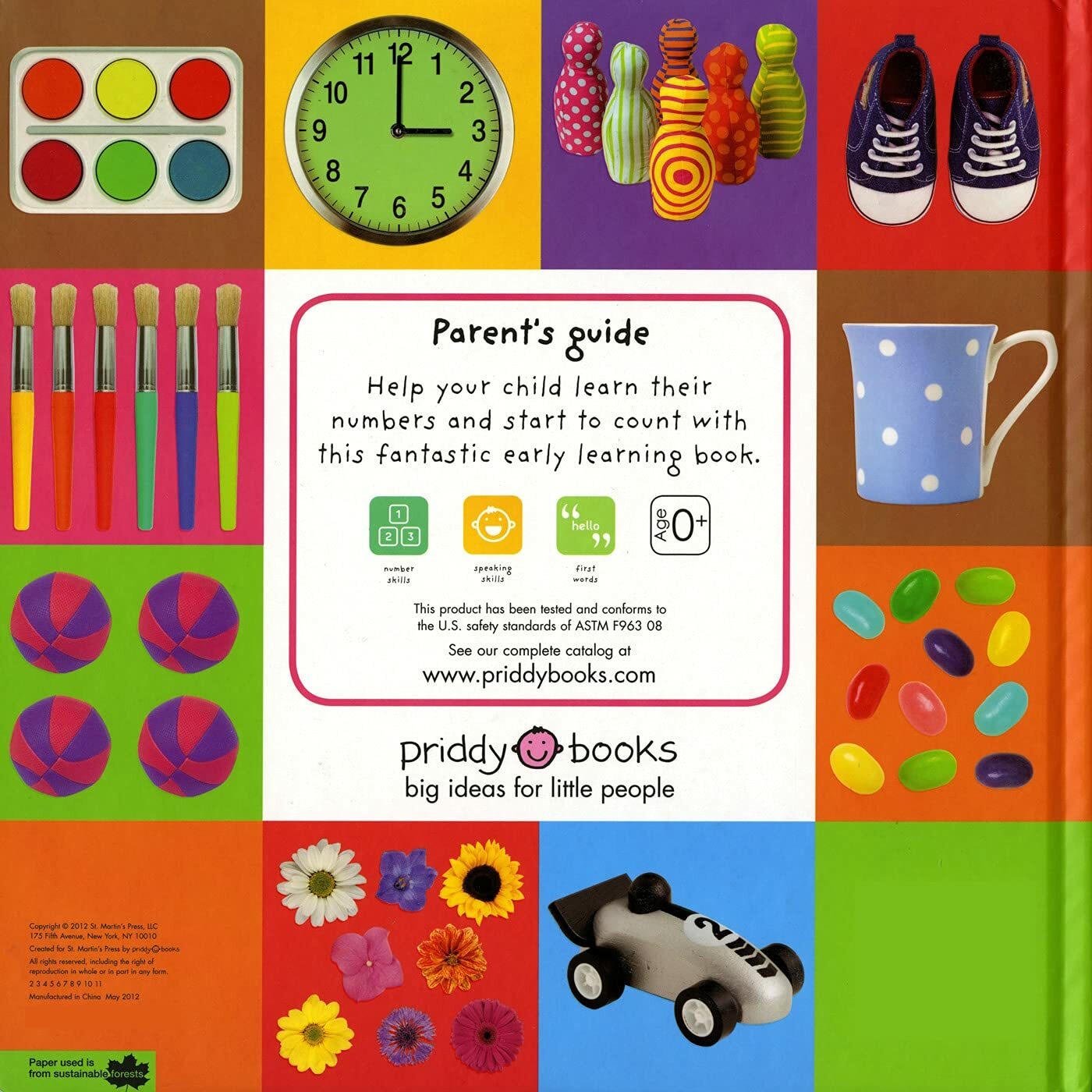 First 100 Numbers (Bright Baby) Board book  by Roger Priddy